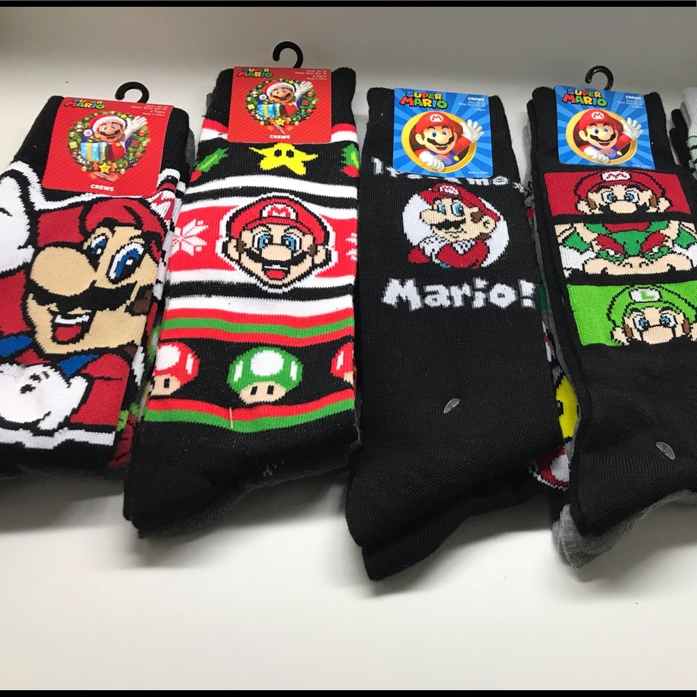 Super Mario Christmas Sock bundle